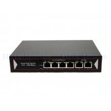 OHZ-GPOE-4千兆4口POE+2千兆網路轉換器 千兆4口POE+2千兆網口POE交換機 (內置電源) 監控專用網線智慧交換器poe 供電交換式集線器 網路交換機